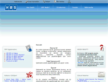 Tablet Screenshot of hbsyazilim.com